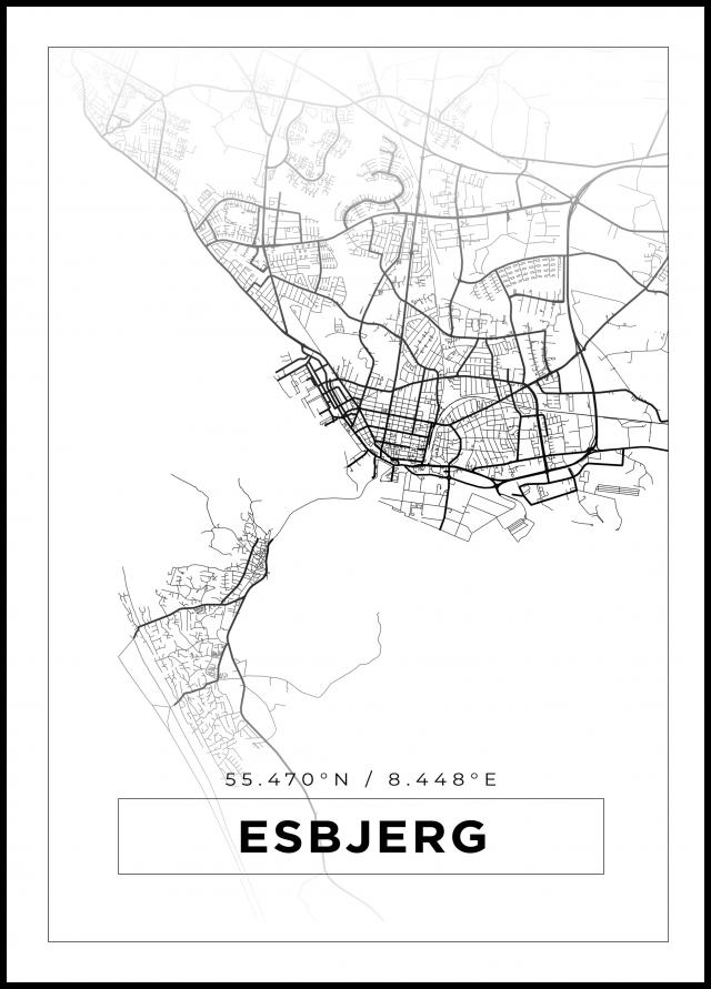 Bildverkstad Map - Esbjerg - White
