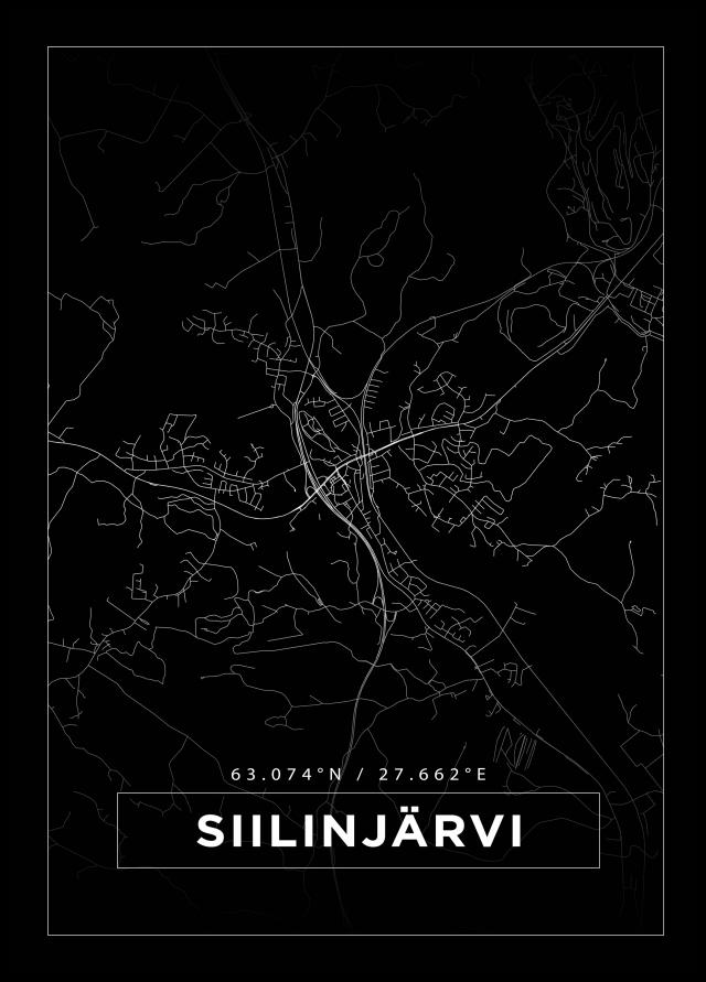 Bildverkstad Map - Siilinjärvi - Black