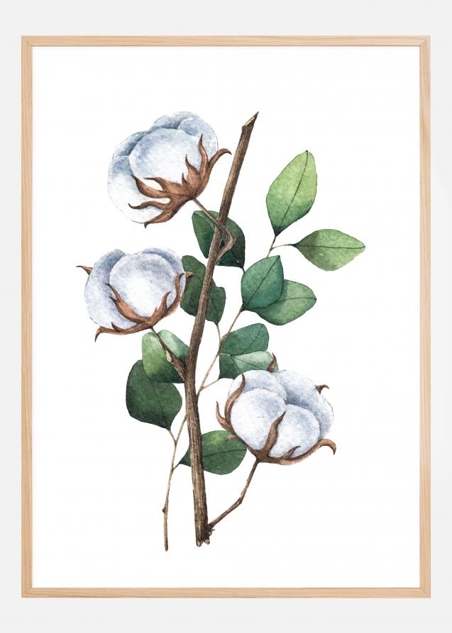 Bildverkstad Cotton Flower Poster