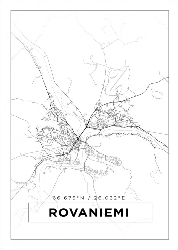 Bildverkstad Map - Rovaniemi - White