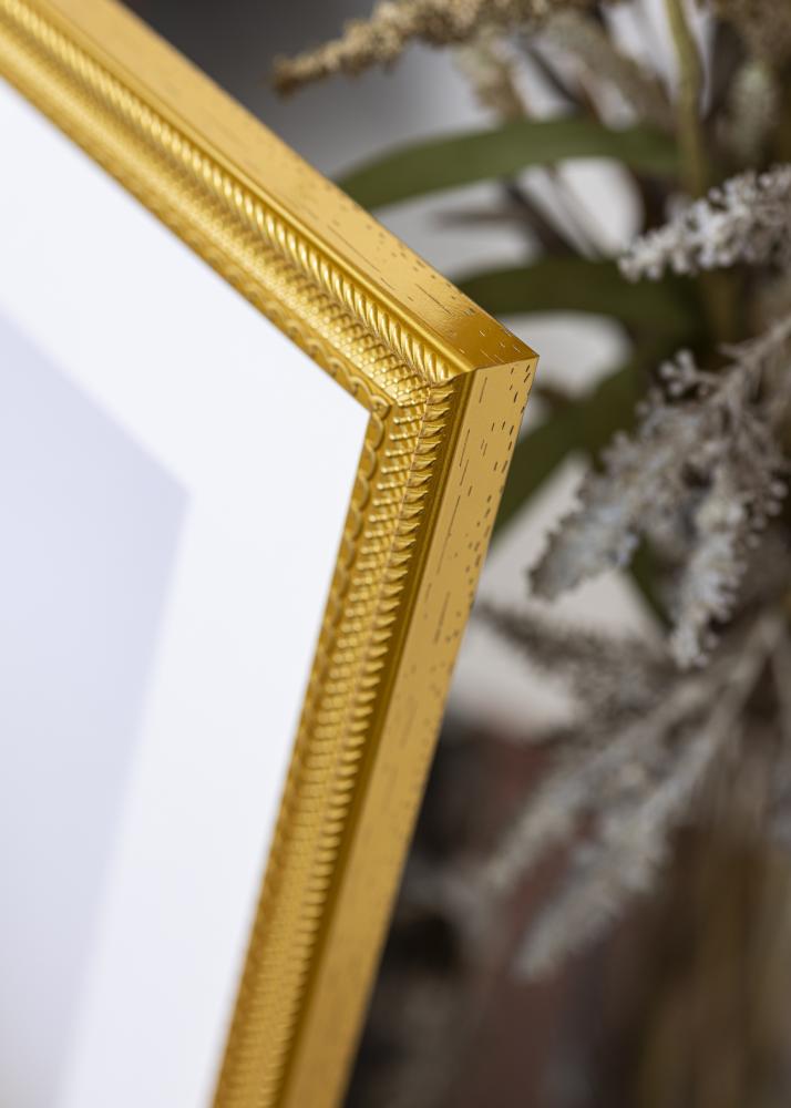 BGA Rahmen Lattice Acrylglas Gold 50x70 cm