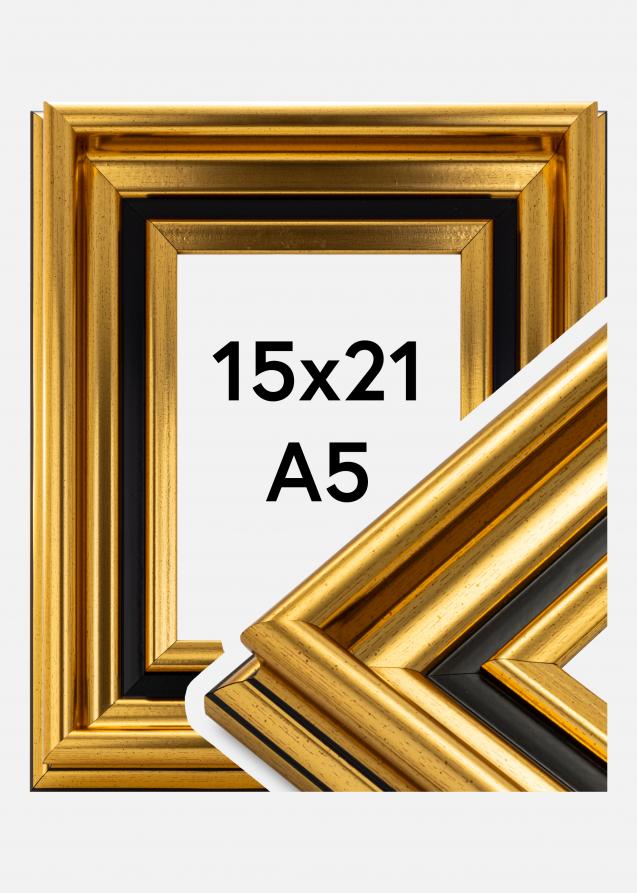 Ramverkstad Rahmen Gysinge Premium Gold 15x21 cm (A5)