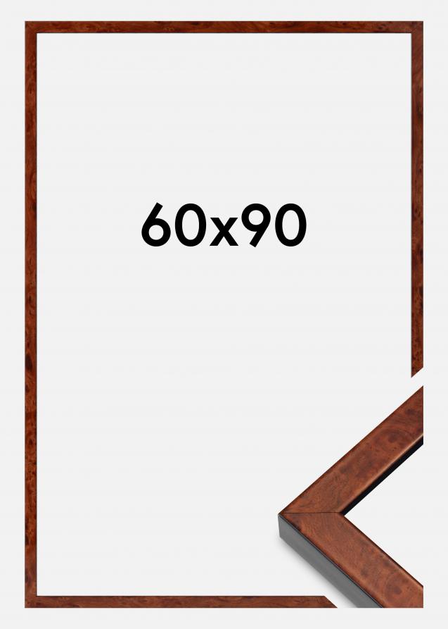 Mavanti Rahmen Hermes Acrylglas Burr Walnut 60x90 cm