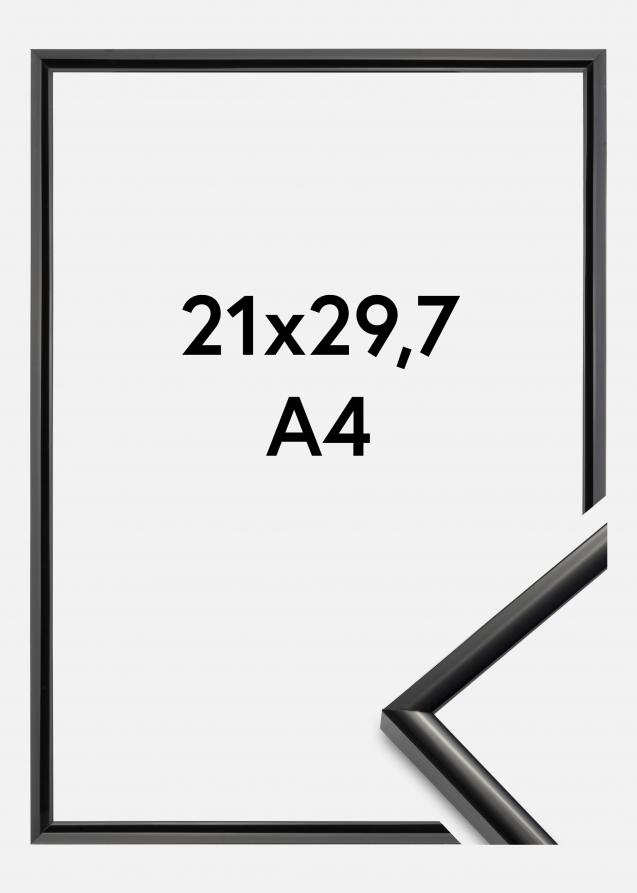 BGA Nordic Rahmen New Lifestyle Acrylglas Schwarz 21x29,7 cm (A4)