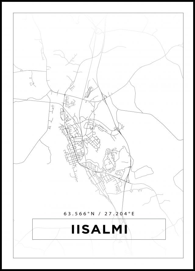 Bildverkstad Map - Iisalmi - White