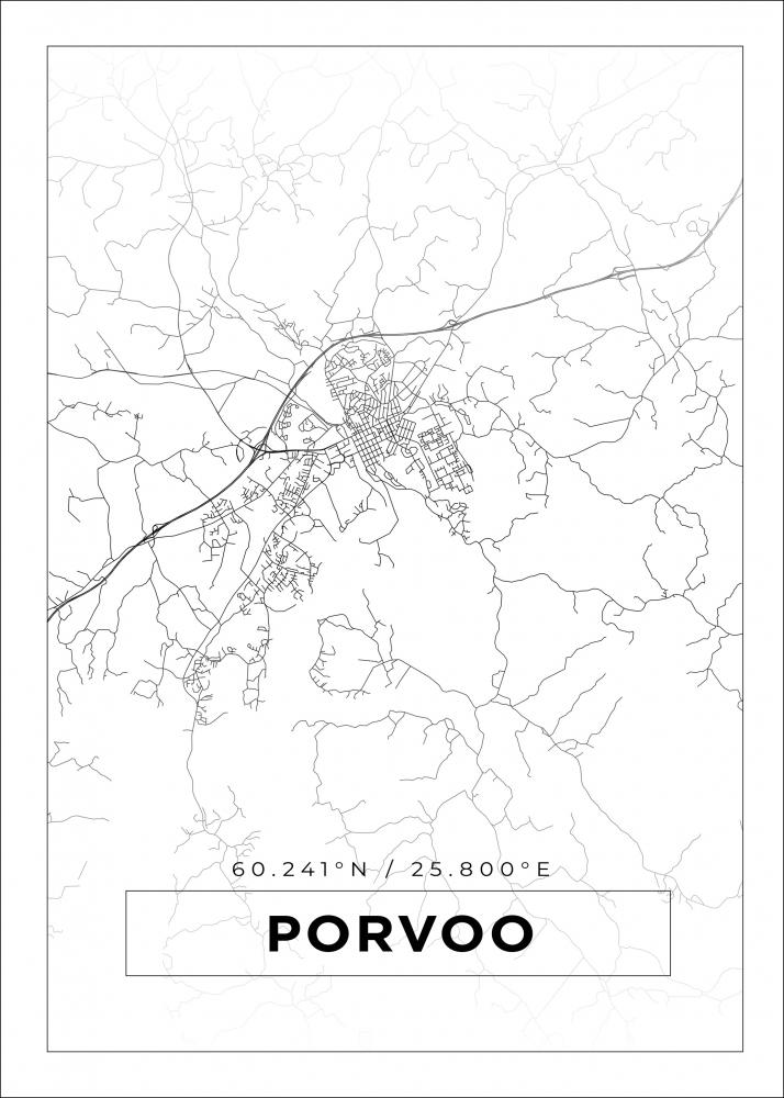 Bildverkstad Map - Porvoo - White