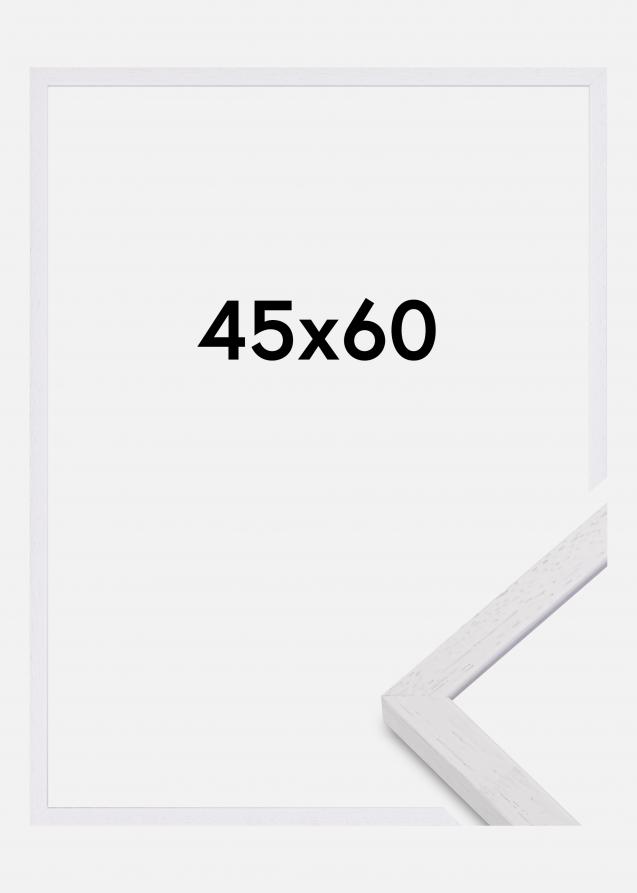 Mavanti Bilderrahmen Glendale Matt Antireflexglas Weiß 45x60 cm