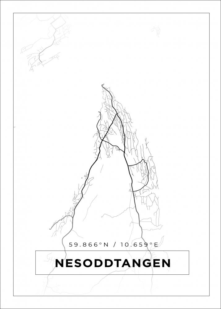 Bildverkstad Map - Nesoddtangen - White