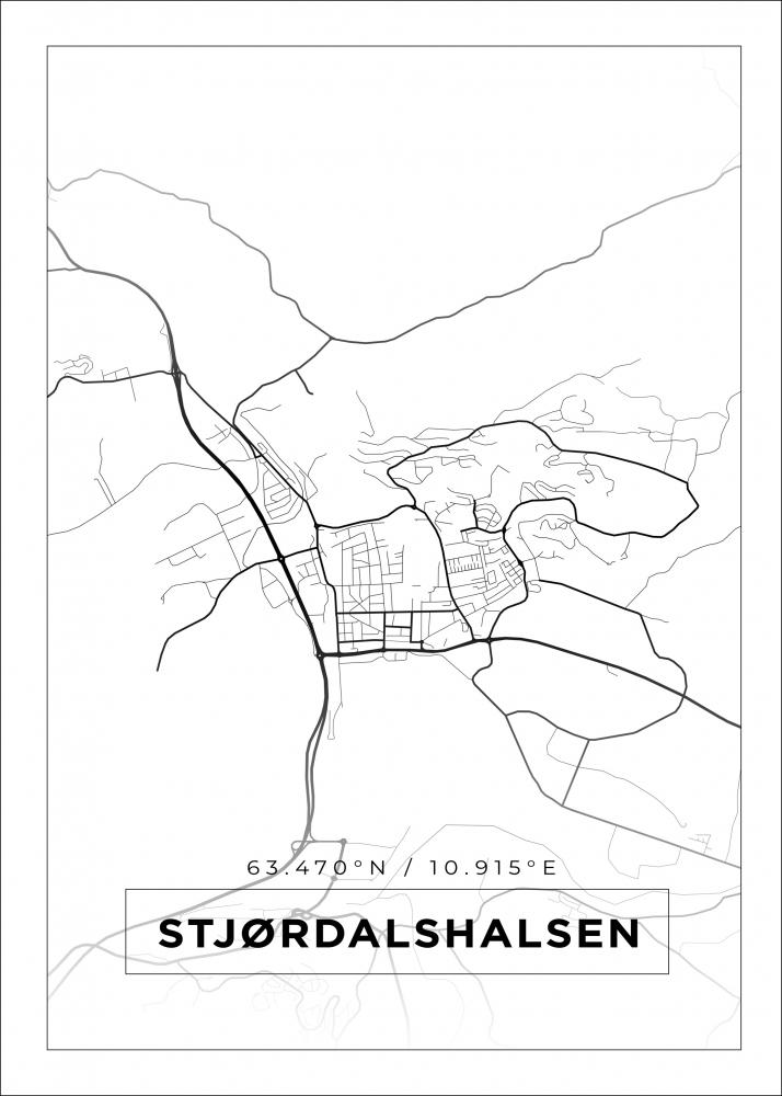 Bildverkstad Map - Stjrdalshalsen - White