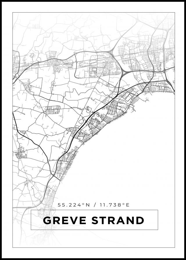 Bildverkstad Map - Greve Strand - White