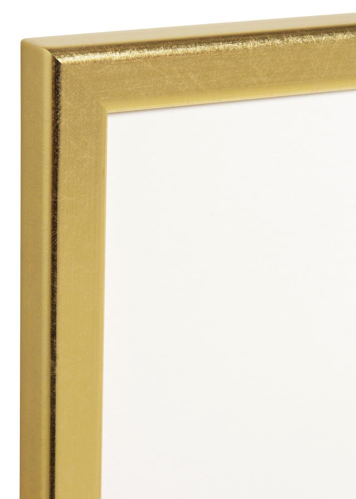 HHC Distribution Rahmen Slim Matt Antireflexglas Gold 40x50 cm