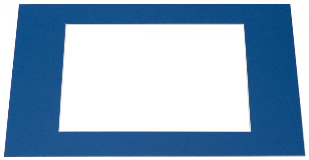 Egen tillverkning - Passepartouter Passepartout Blau (weier Kern) - Magefertigt