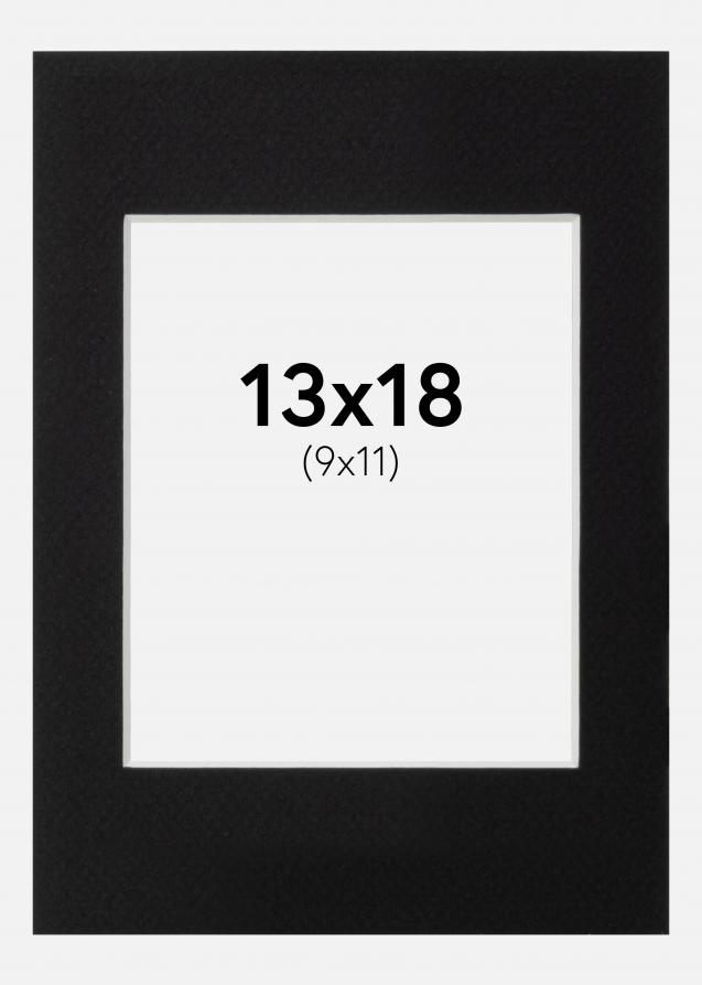 Artlink Passepartout Schwarz Standard (weißer Kern) 13x18 cm (9x11)