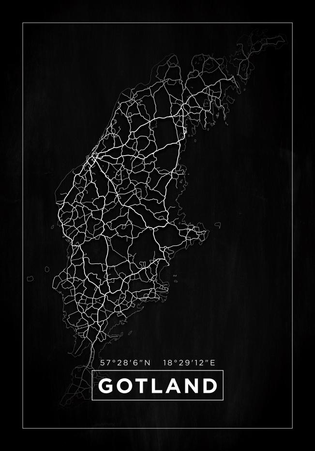 Bildverkstad Map - Gotland - Black