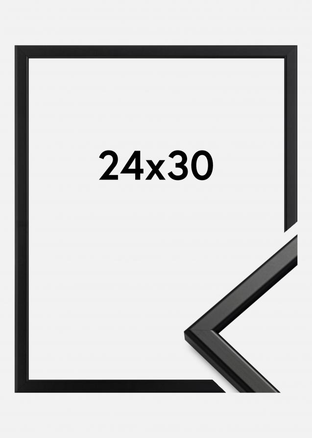 HHC Distribution Rahmen Slim Matt Antireflexglas Schwarz 24x30 cm