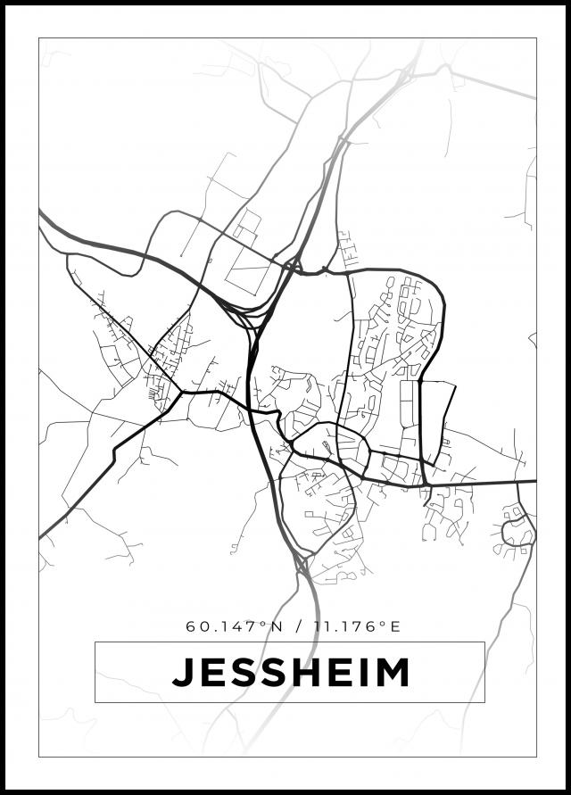 Bildverkstad Map - Jessheim - White