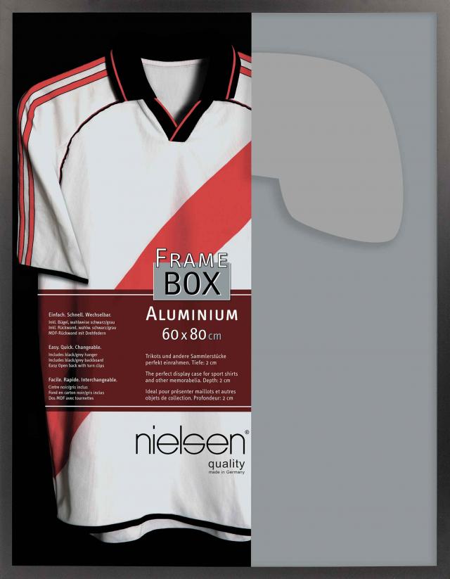 Konstlist - Nielsen Rahmen Nielsen Frame Box II Acrylglas Schwarz 60x80 cm