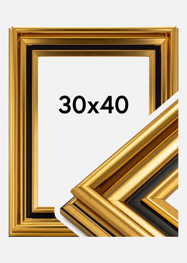 Ramverkstad Rahmen Gysinge Premium Gold 30x40 cm