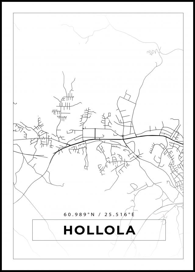 Bildverkstad Map - Hollola - White