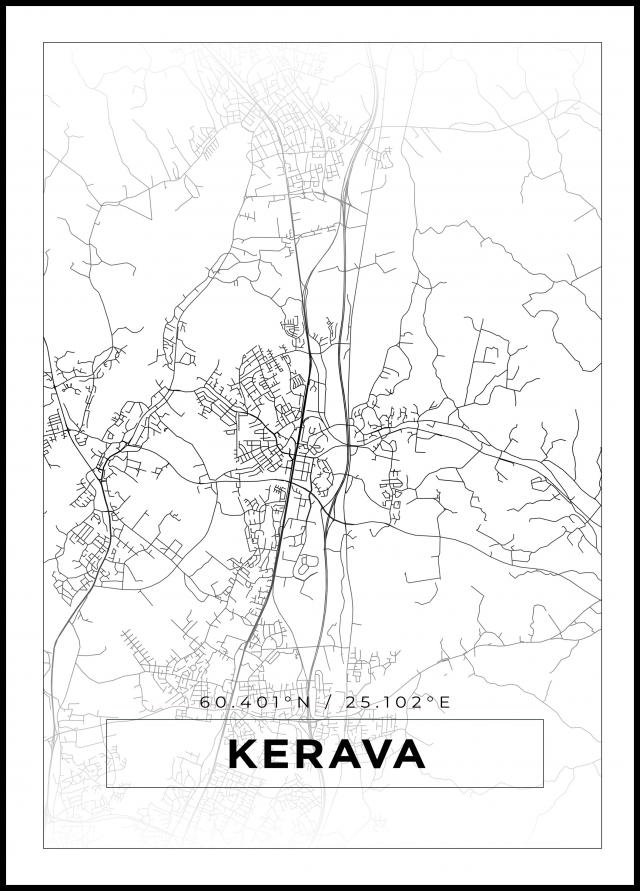 Bildverkstad Map - Kerava - White