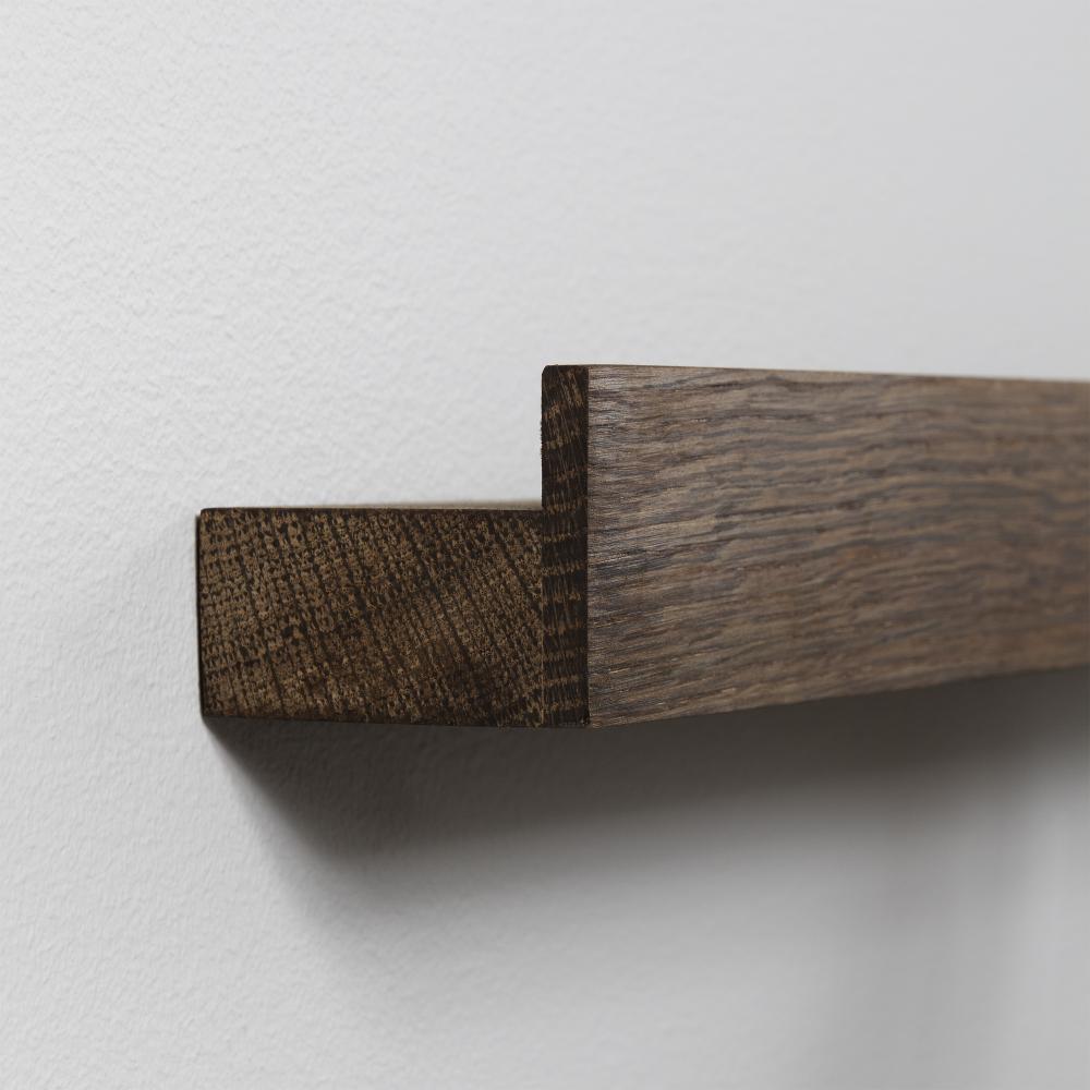 By Wirth Magnet Shelf Smoked Oak 40 cm