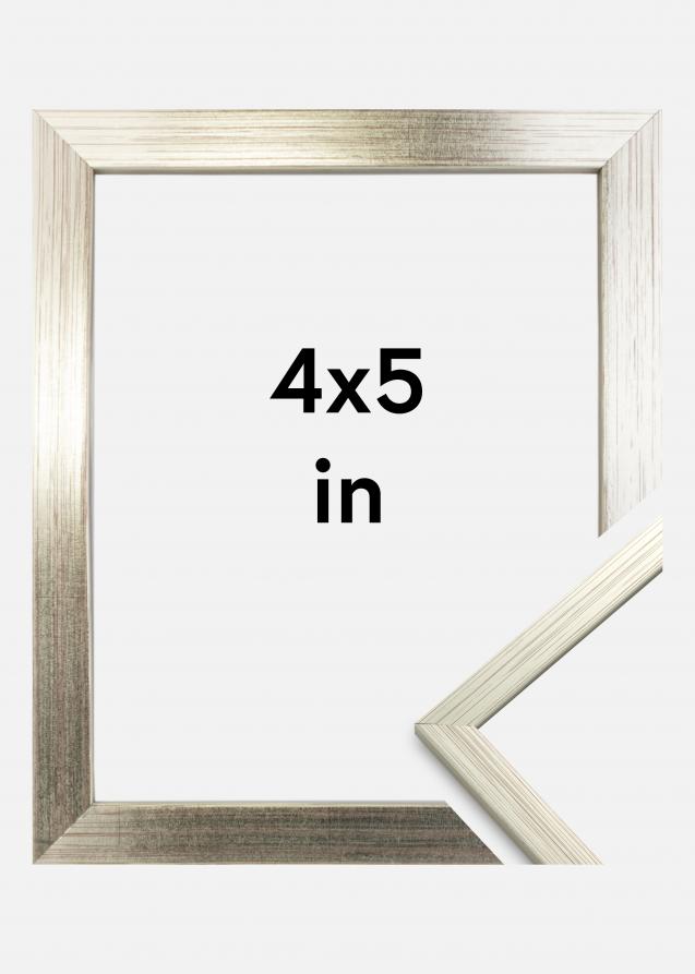 Galleri 1 Rahmen Edsbyn Silber 4x5 inches (10,16x12,7 cm)