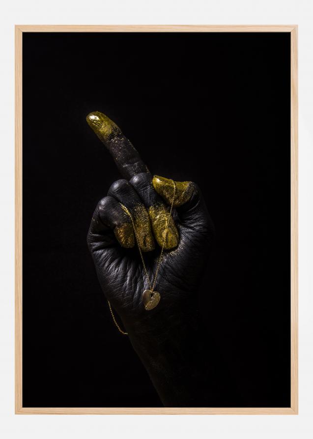 Bildverkstad Golden Hands V Poster