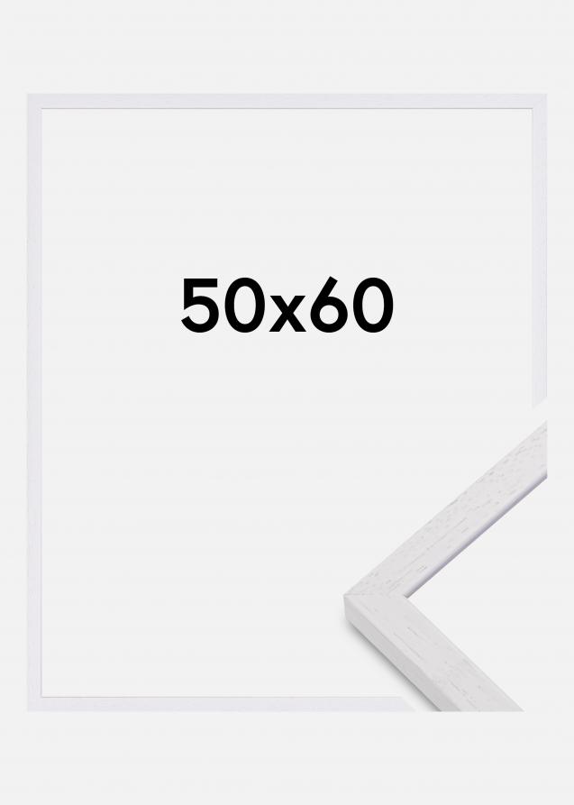 Mavanti Bilderrahmen Glendale Matt Antireflexglas Weiß 50x60 cm