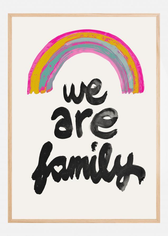 Bildverkstad We Are Family Poster