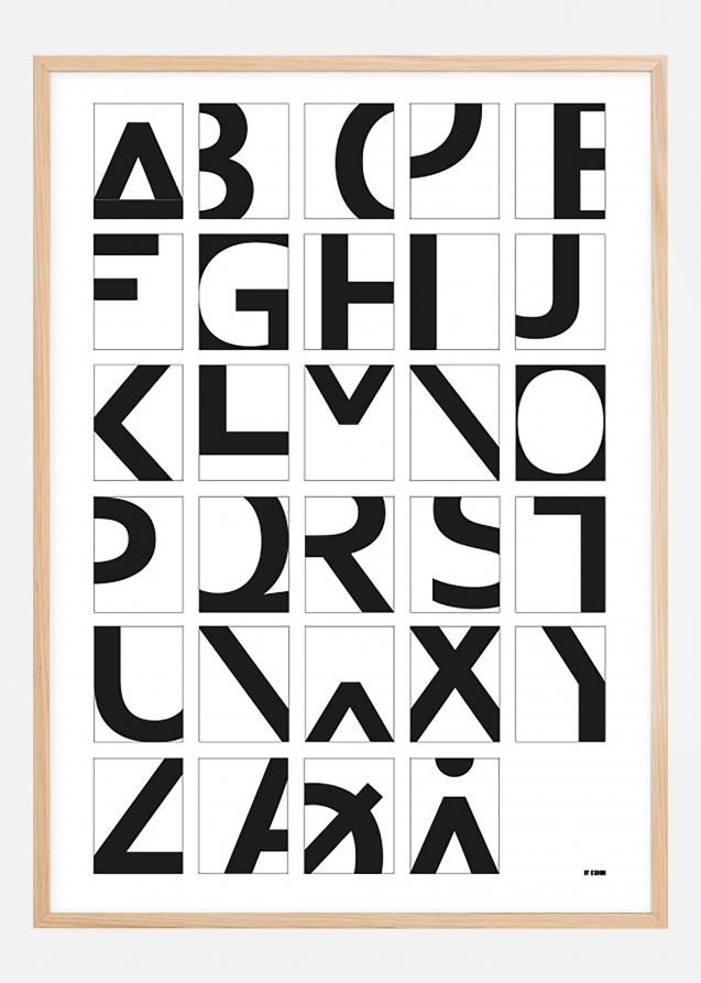 Dahl & Krohn Alphabet Weiß