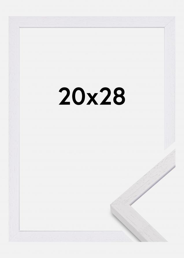 Mavanti Bilderrahmen Glendale Matt Antireflexglas Weiß 20x28 cm