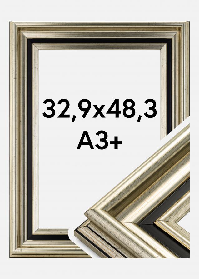 Ramverkstad Rahmen Gysinge Premium Silber 32,9x48,3 cm (A3+)