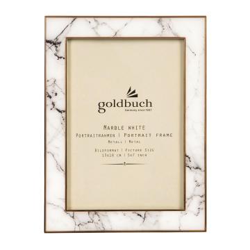 Goldbuch Rahmen Marble Wei 13x18 cm
