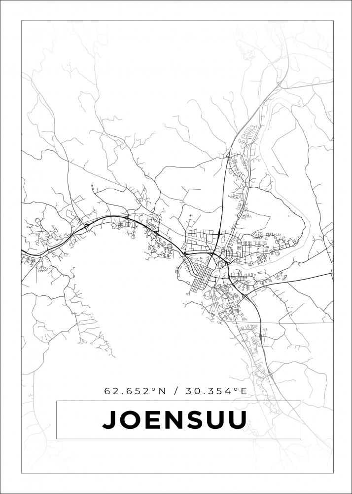 Bildverkstad Map - Joensuu - White