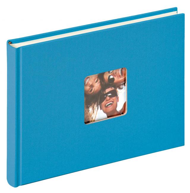 Walther Fun Album Meerblau - 22x16 cm (40 weiße Seiten / 20 Blatt)