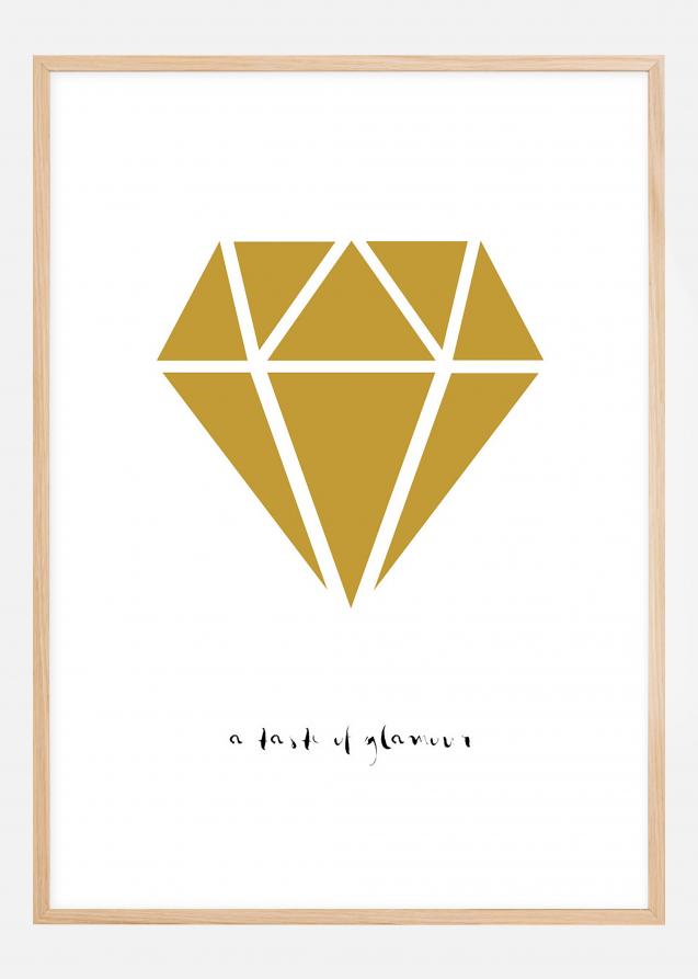 Bildverkstad Diamant - Gold Poster