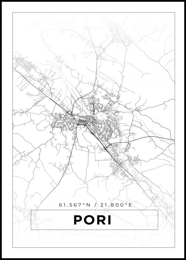 Bildverkstad Map - Pori - White