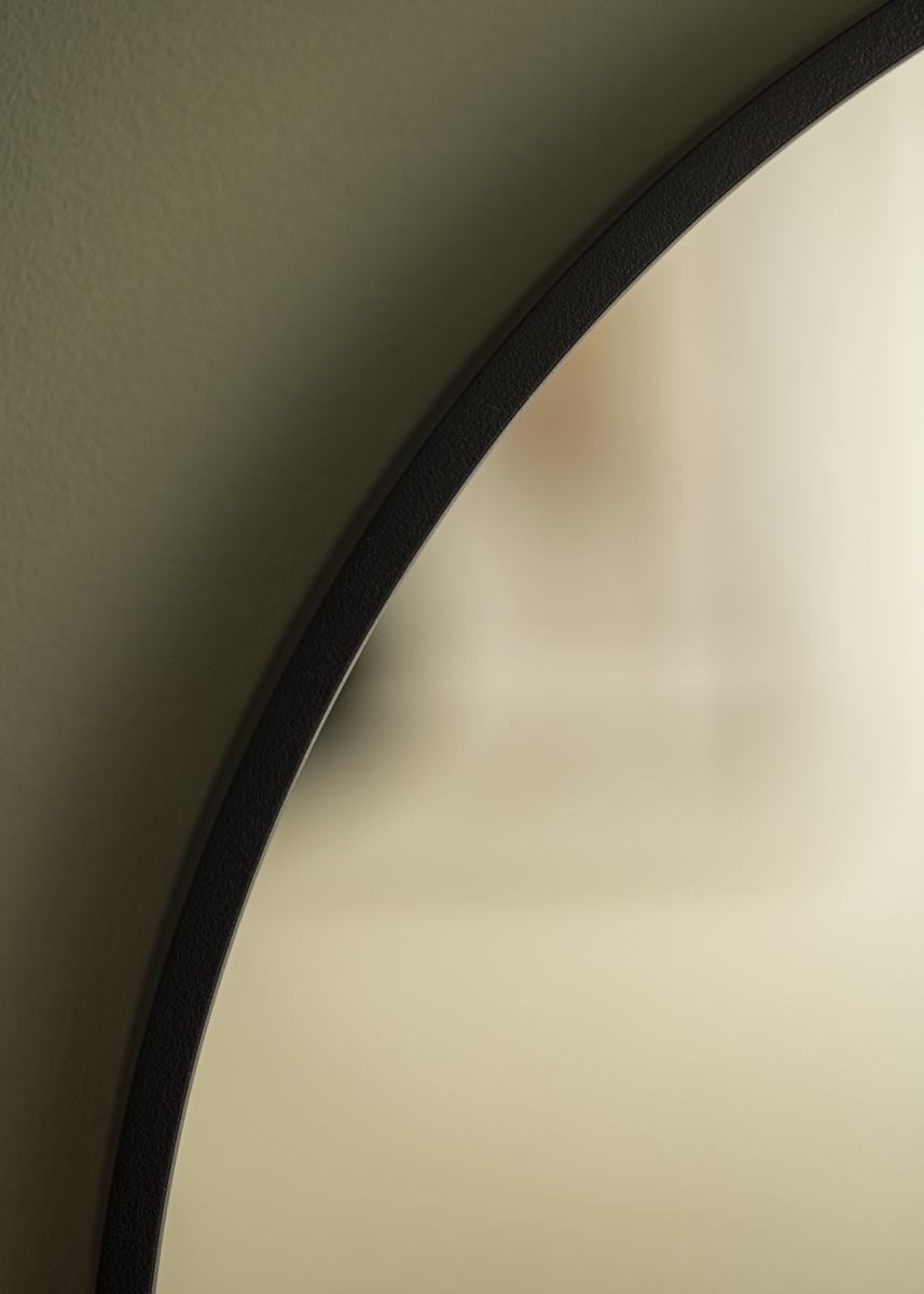KAILA KAILA Round Mirror - Edge Black 50 cm Ø