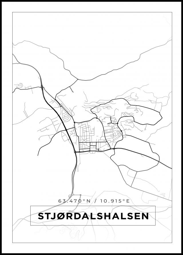 Bildverkstad Map - Stjørdalshalsen - White