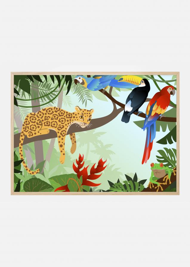 Bildverkstad Jungle Animals Poster