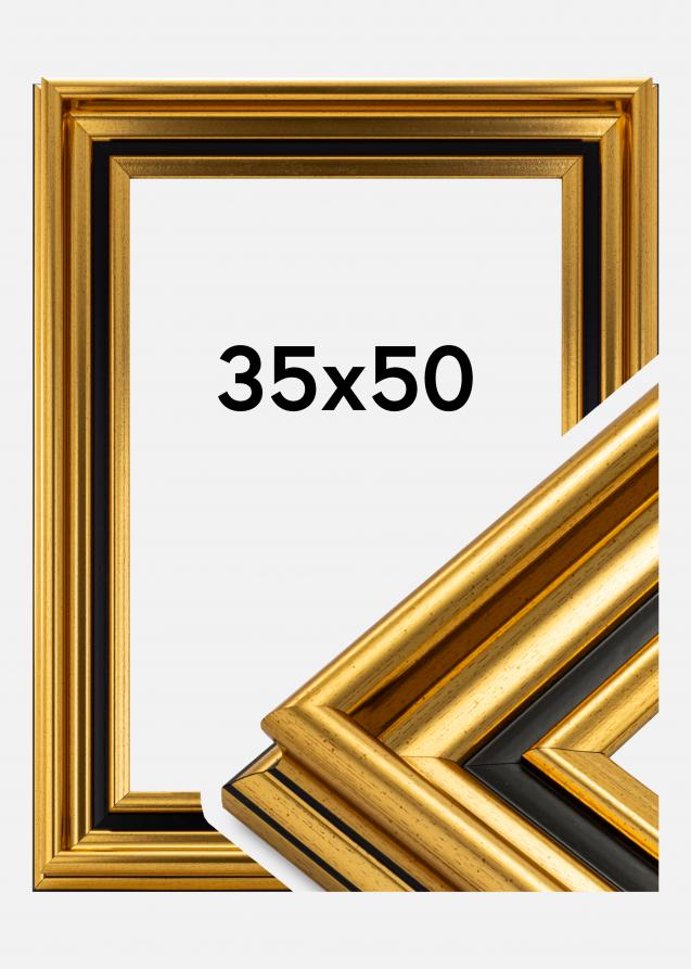 Ramverkstad Rahmen Gysinge Premium Gold 35x50 cm