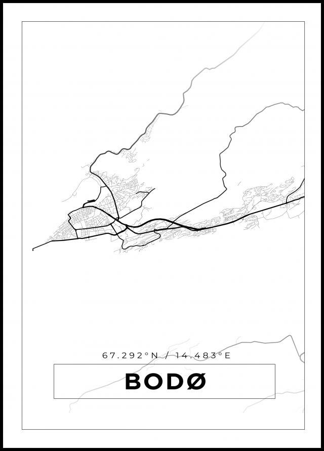 Bildverkstad Map - Bodø - White
