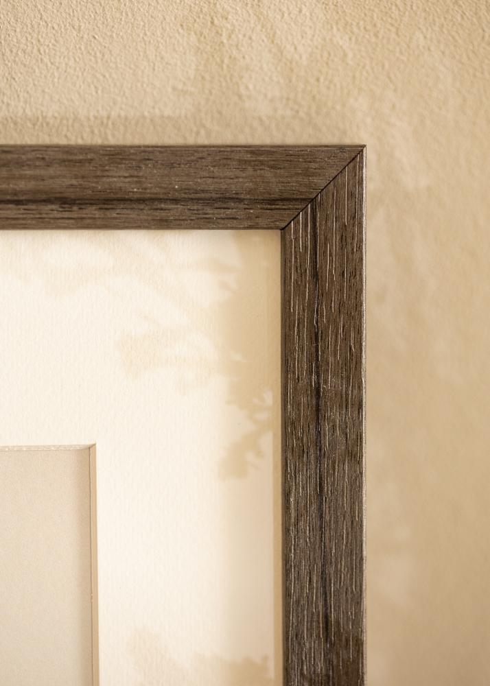 Mavanti Rahmen Hermes Acrylglas Grey Oak 40x40 cm