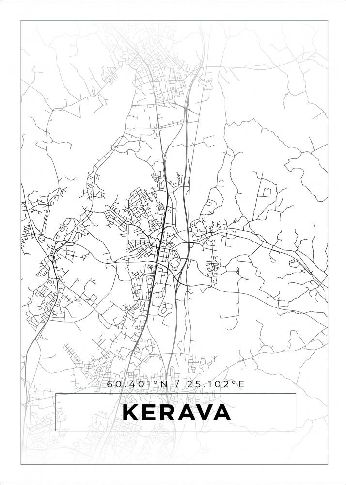 Bildverkstad Map - Kerava - White