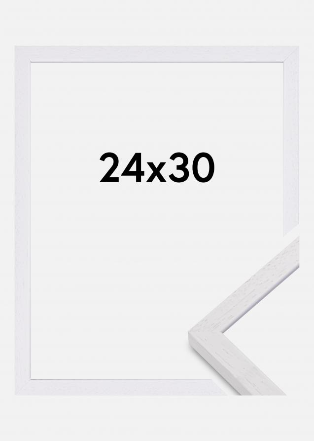 Mavanti Bilderrahmen Glendale Matt Antireflexglas Weiß 24x30 cm