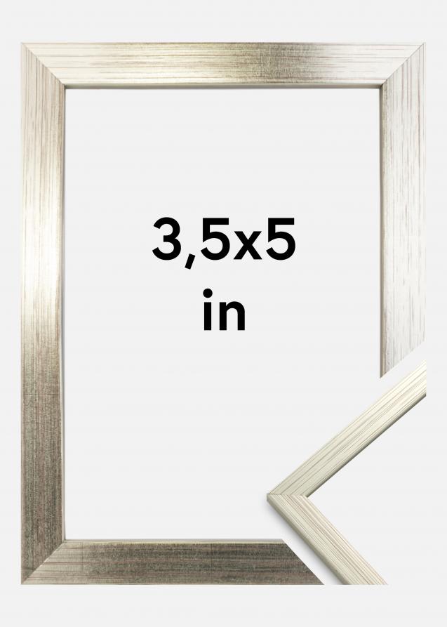 Galleri 1 Rahmen Edsbyn Acrylglas Silber 3,5x5 inches (8,89x12,7 cm)