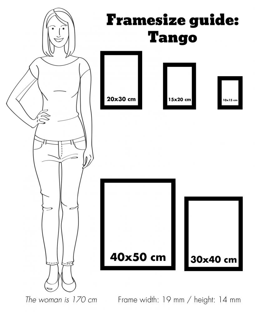 Focus Rahmen Tango Schwarz 20x30 cm