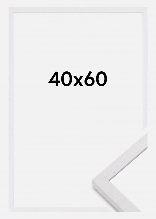 Mavanti Bilderrahmen Glendale Matt Antireflexglas Weiß 40x60 cm
