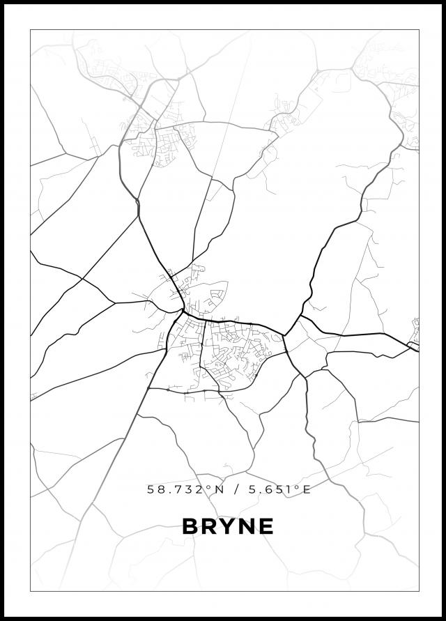 Bildverkstad Map - Bryne - White