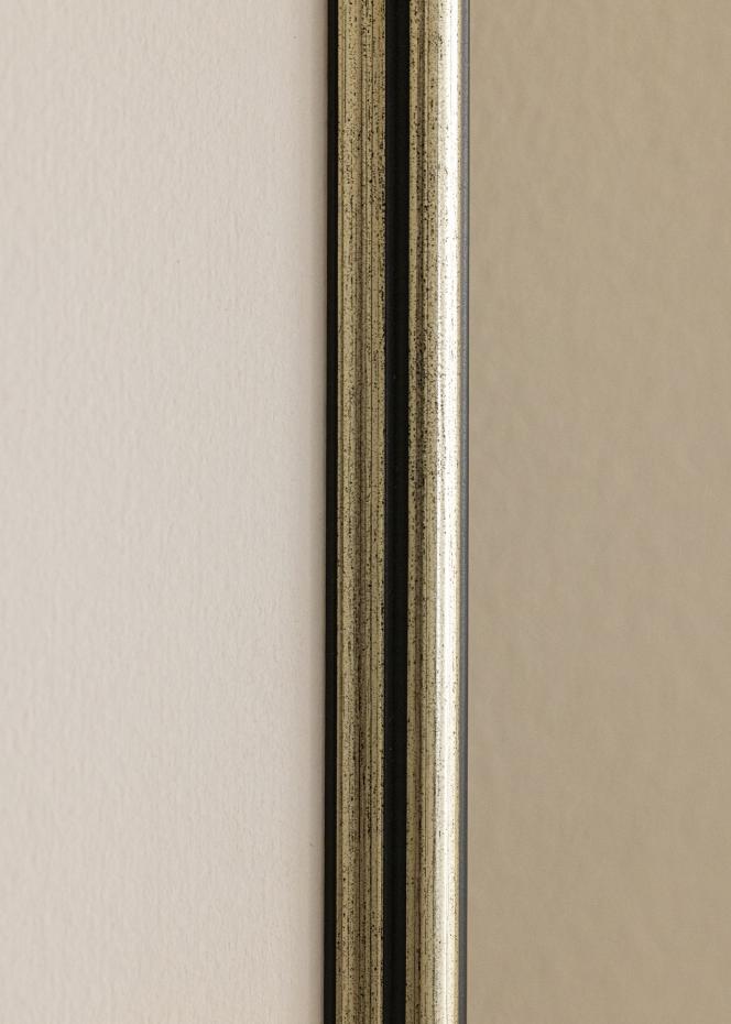 Ram med passepartou Rahmen Horndal Silber 42x59,4 cm (A2) - Passepartout Wei 25x38 cm